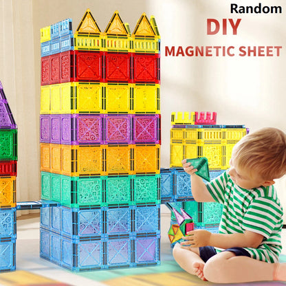 Magnetic Building Tiles Set