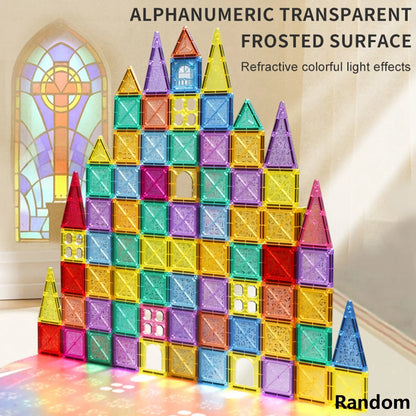 Magnetic Building Tiles Set