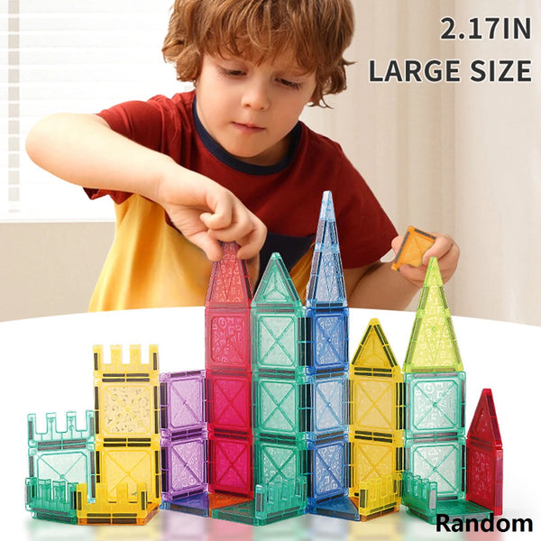 Magnetic Building Tiles Set