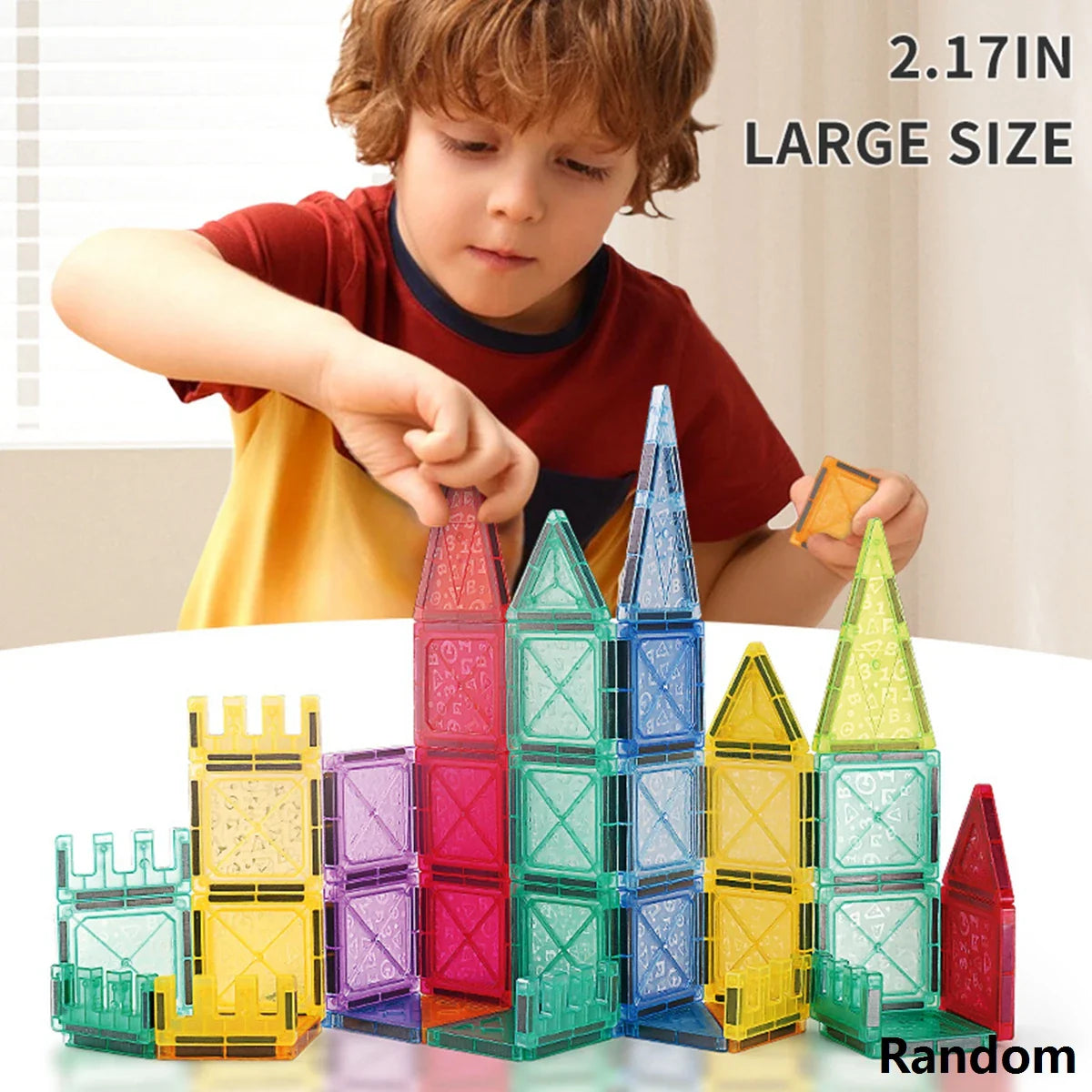 Magnetic Building Tiles Set